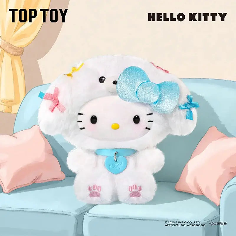 Hello Kitty Puppy Party Series Plushie Keychain Blindbox TopToy fifilandtoys