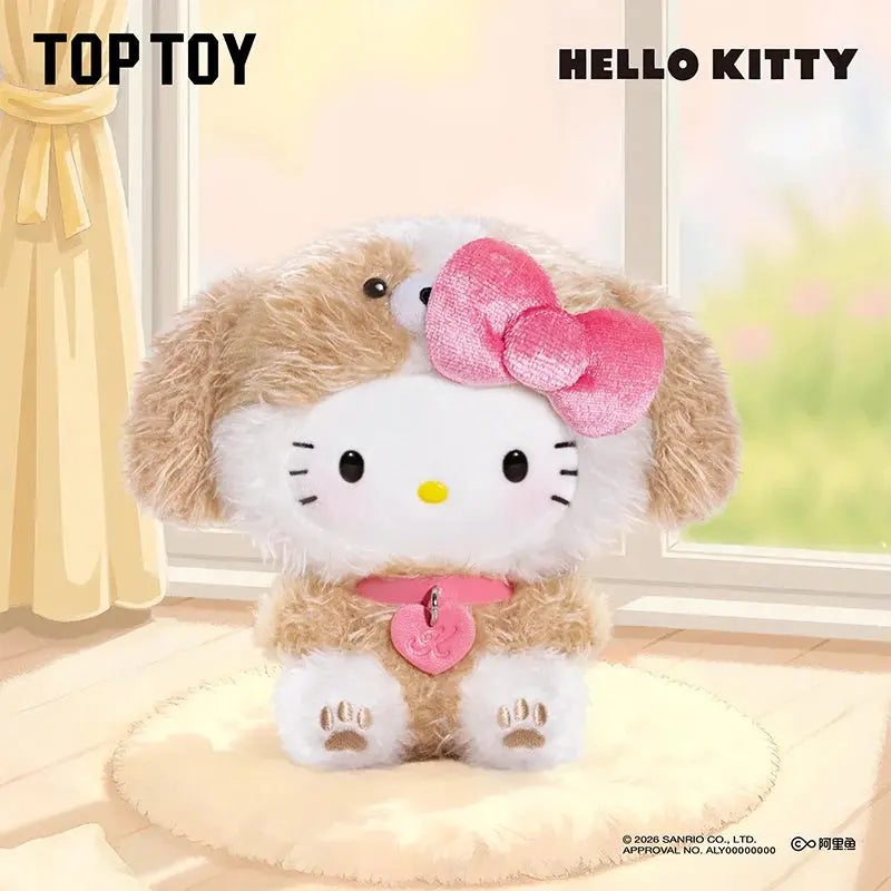 Hello Kitty Puppy Party Series Plushie Keychain Blindbox TopToy fifilandtoys