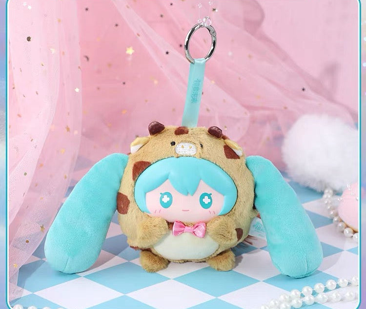 Hatsune Miku Animal Costume Plushie Keychain Blindbox GuangBo fifilandtoys