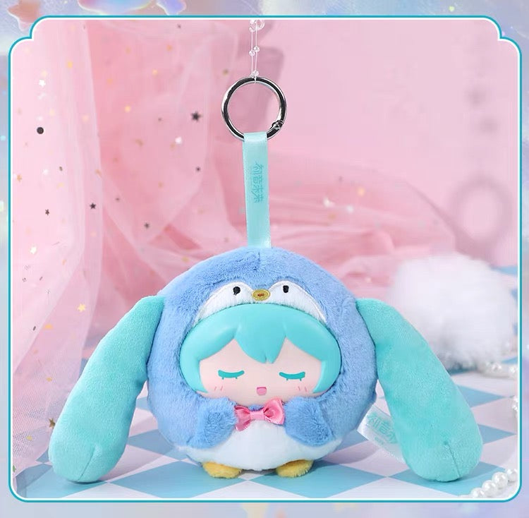 Hatsune Miku Animal Costume Plushie Keychain Blindbox GuangBo fifilandtoys