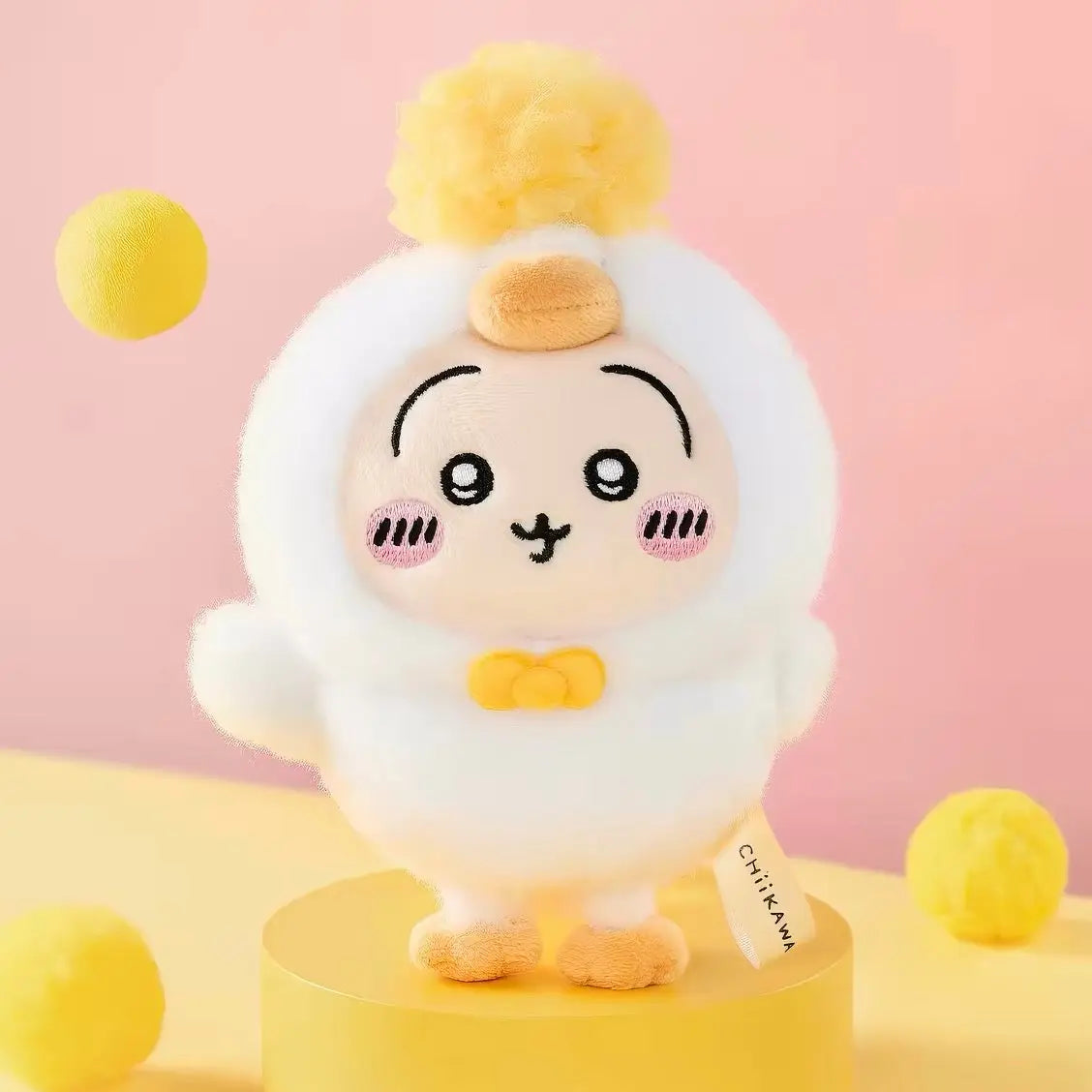 Chiikawa Permed Head Duck Costume Mascot Plushie Pendant Chiikawa fifilandtoys