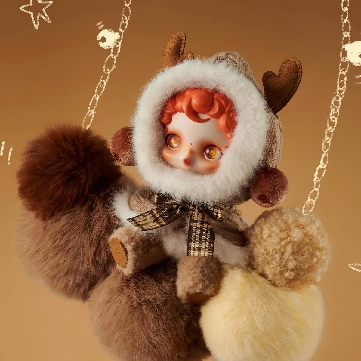 Peluche SKULLPANDA Série Symphonie d'hiver | ArtToy Europe Peluche SKULLPANDA Série Symphonie d'hiver | ArtToy Europe