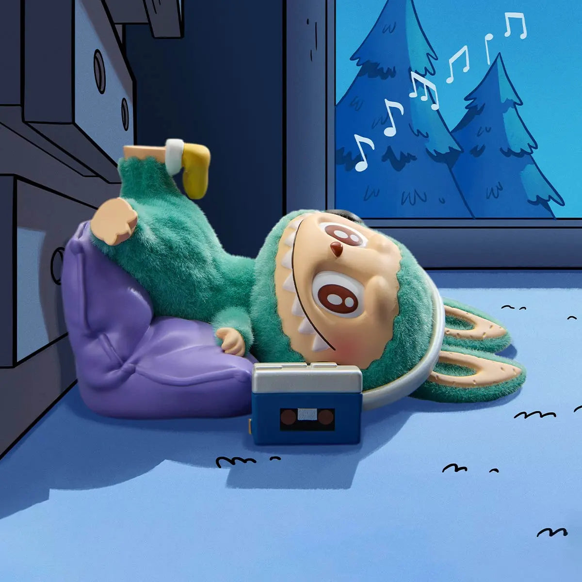 Figurines Labubu The Monsters Série 1:00 AM