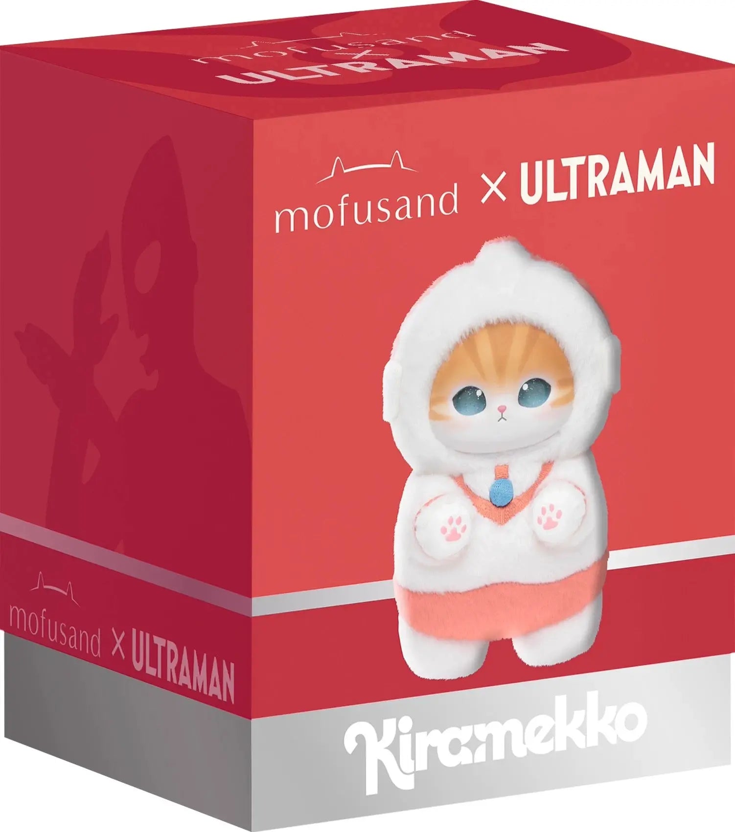 Mofusand × ULTRAMAN Kiramekko Vinyl Plush Pendant | fifilandtoys