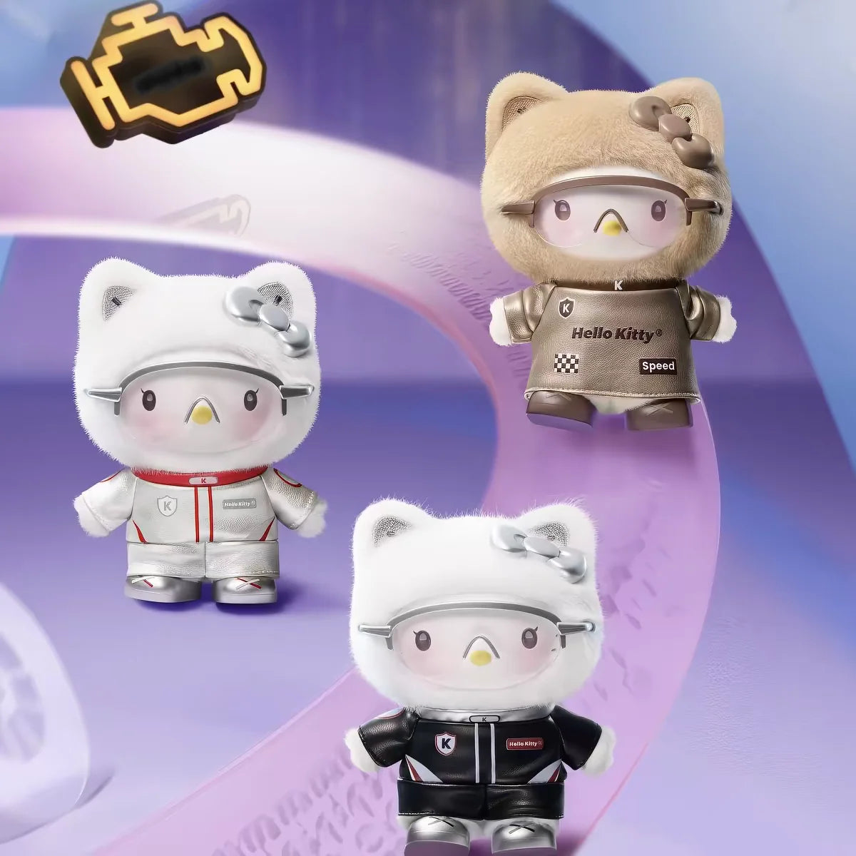 Miniso Sanrio Characters Cyber Age Series Vinyl Plush Pendant Blindbox Miniso