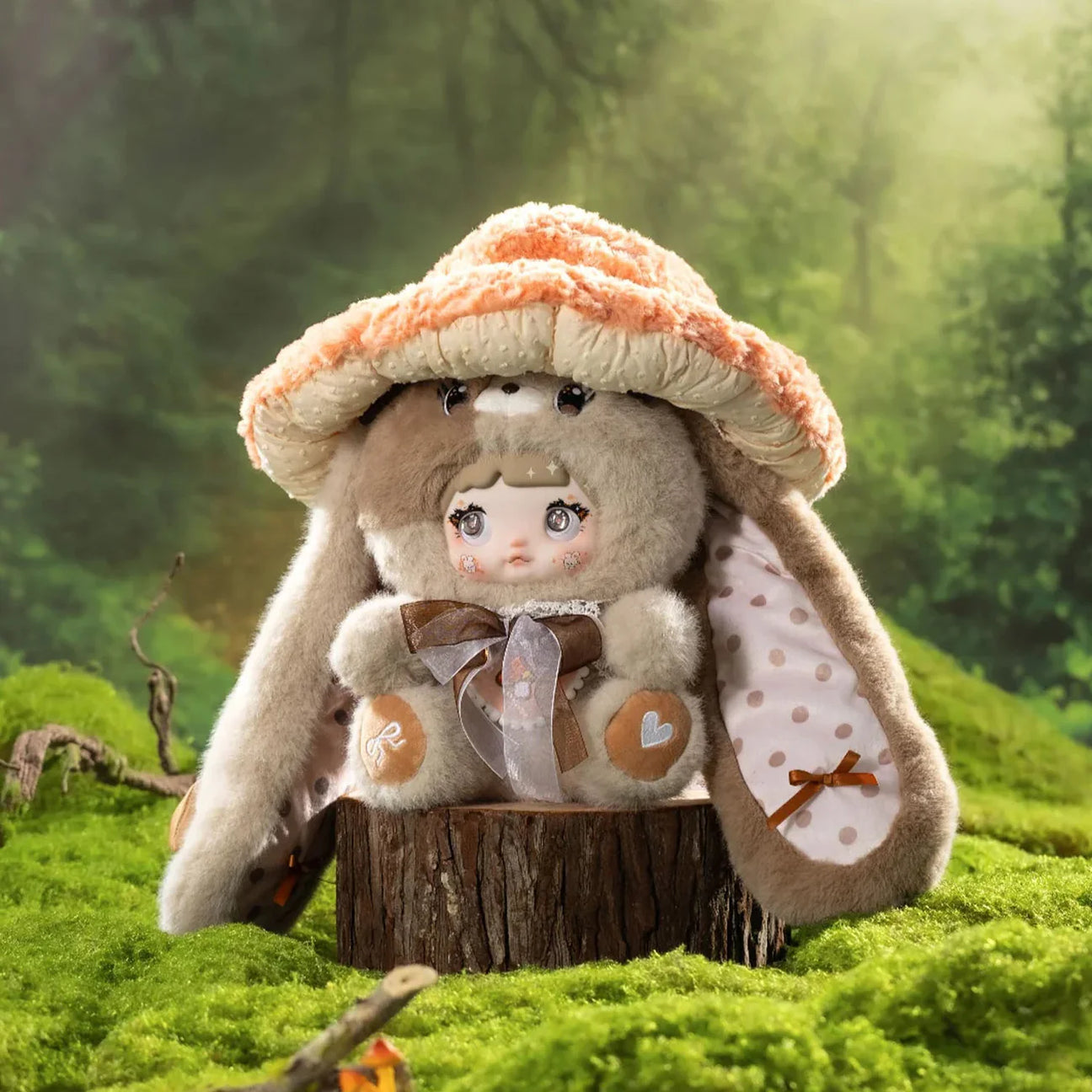 Nommi Mushroom Hat Series 400% Plush Doll Blind Box