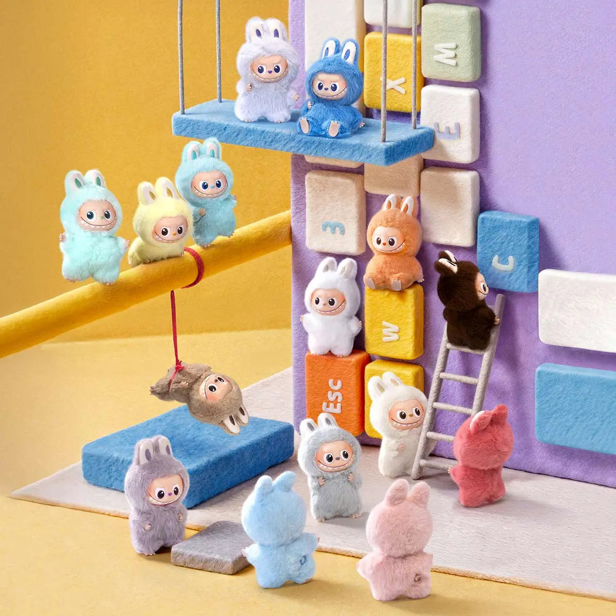 Labubu The Monsters PIN FOR LOVE Series Plush Pendant Labubu The Monsters PIN FOR LOVE Series Plush Pendant