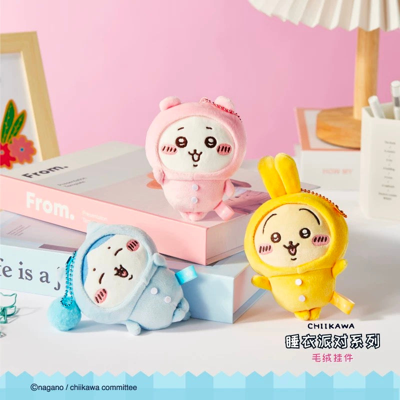 Chiikawa Pajama Party Plushie Mascot Pendant