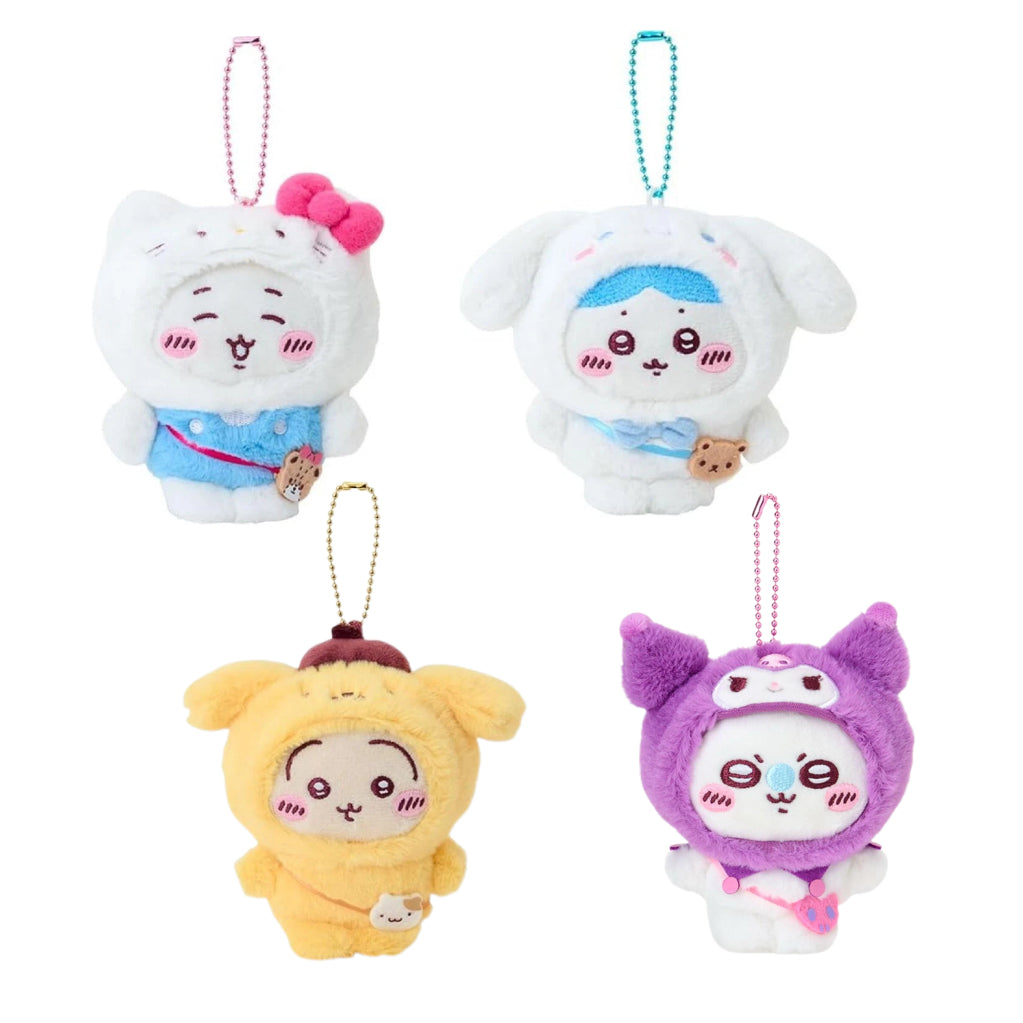 Chiikawa x Sanrio Characters Mascot Plushie Japan Exclusive (Pre-Order)