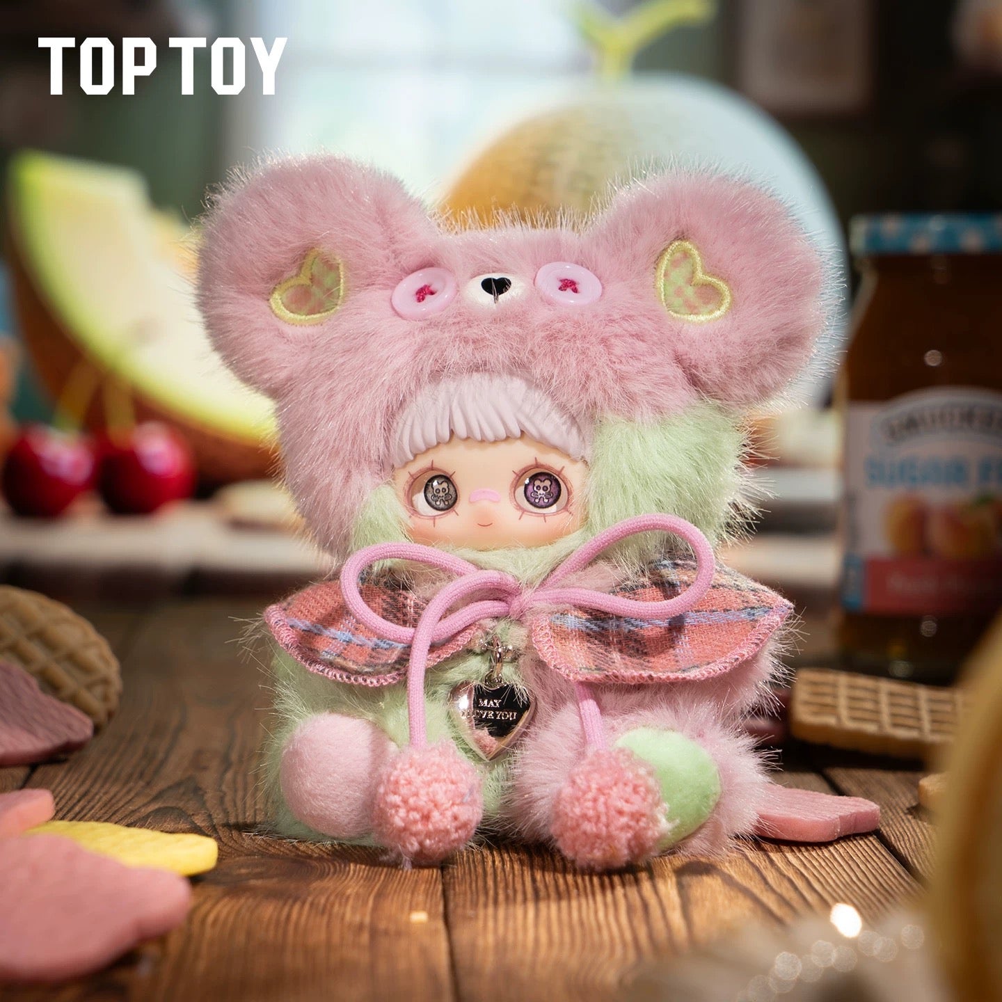 Maymei Tiny Bear Cookie Series Vinyl Plush Keychain Blind Box