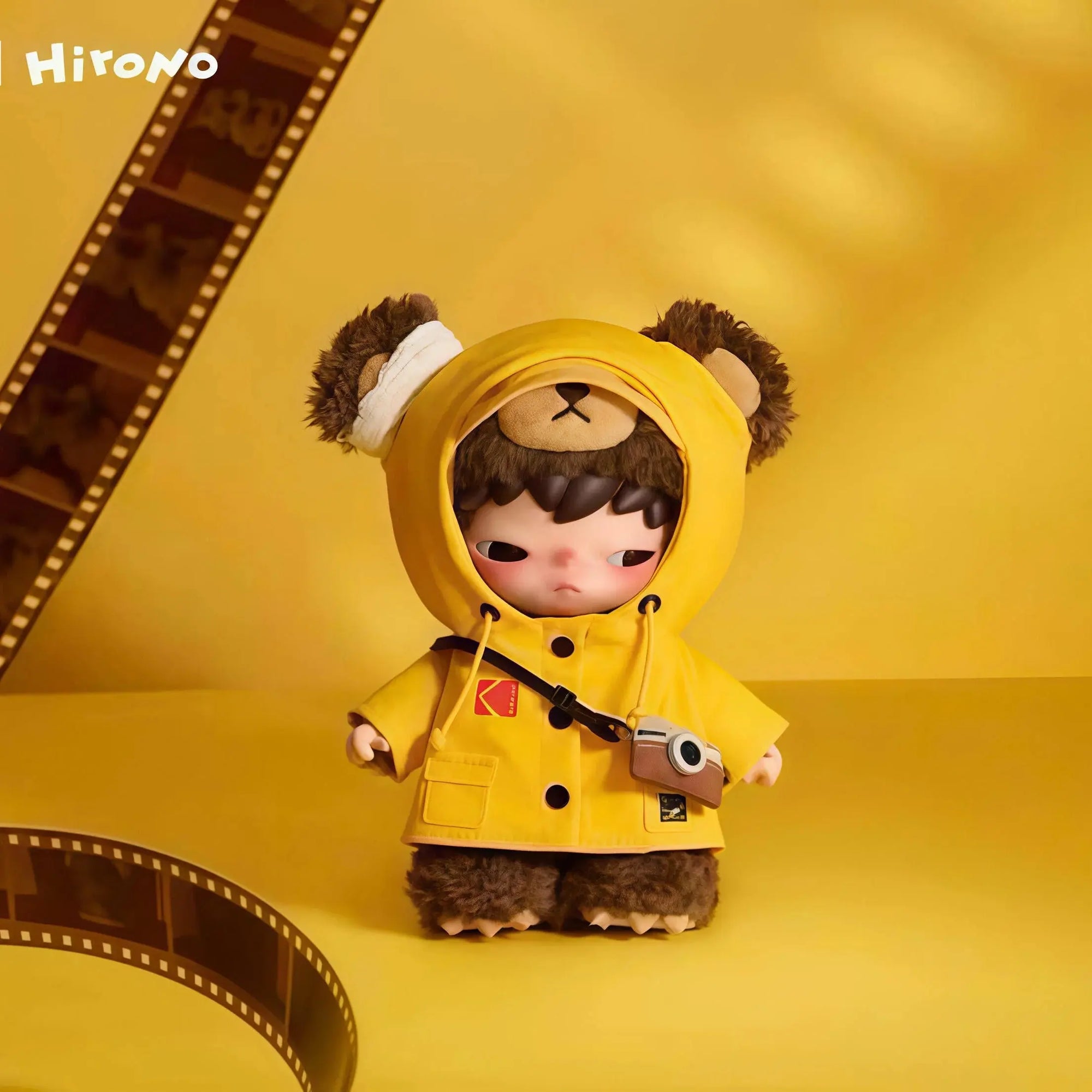 Hirono × Kodak Little Bear Vinyl Plush Pendant Korea Exclusive (PRE-ORDER) Popmart