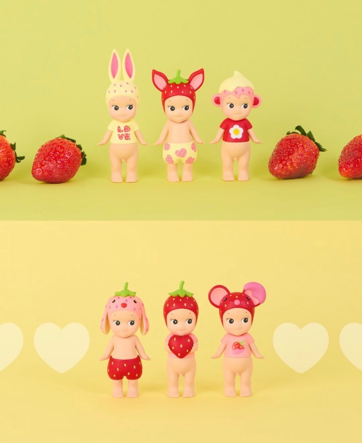 Figurine Sonny Angel Mini Series Strawberry Love (Précommande)