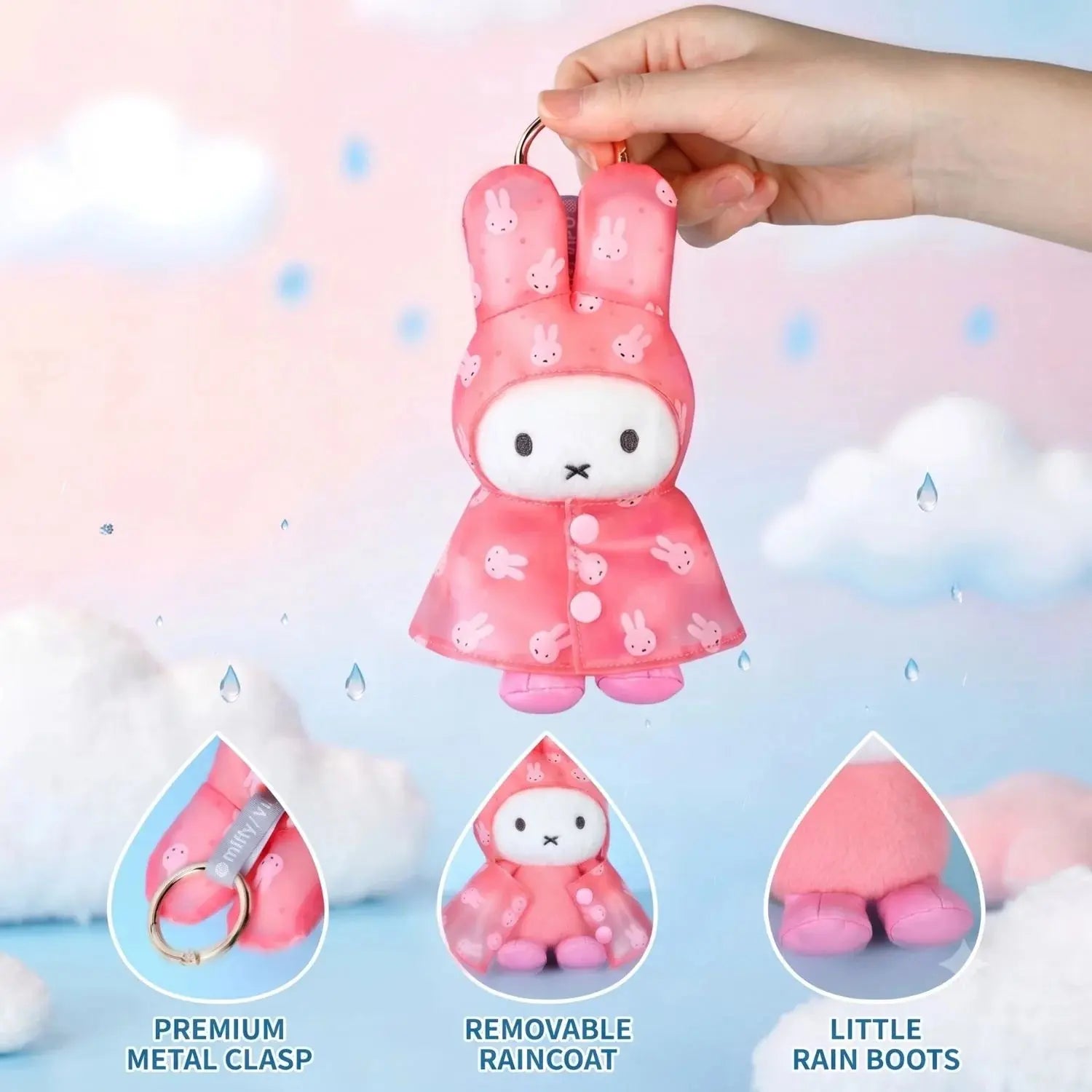 Miffy x Vipo Raincoat Series Plush Pendant Blind Box (PRE-ORDER) VIPO fifilandtoys