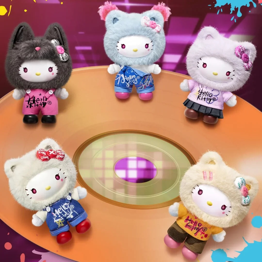 Hello Kitty Graffiti Series Vinyl Plushie Keychain Blindbox Miniso