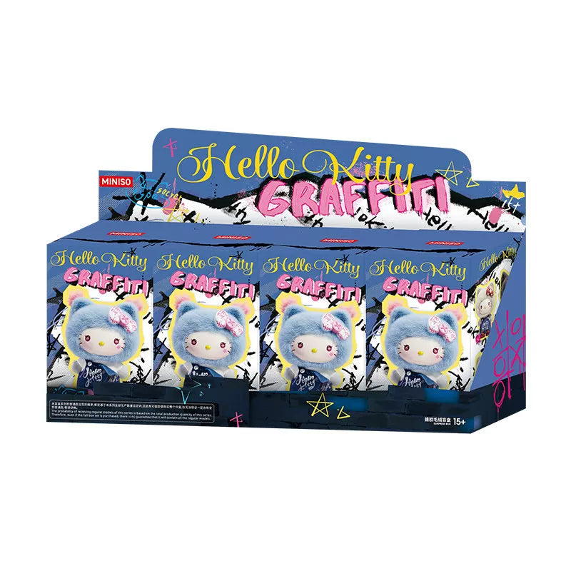 Hello Kitty Graffiti Series Vinyl Plushie Keychain Blindbox Miniso