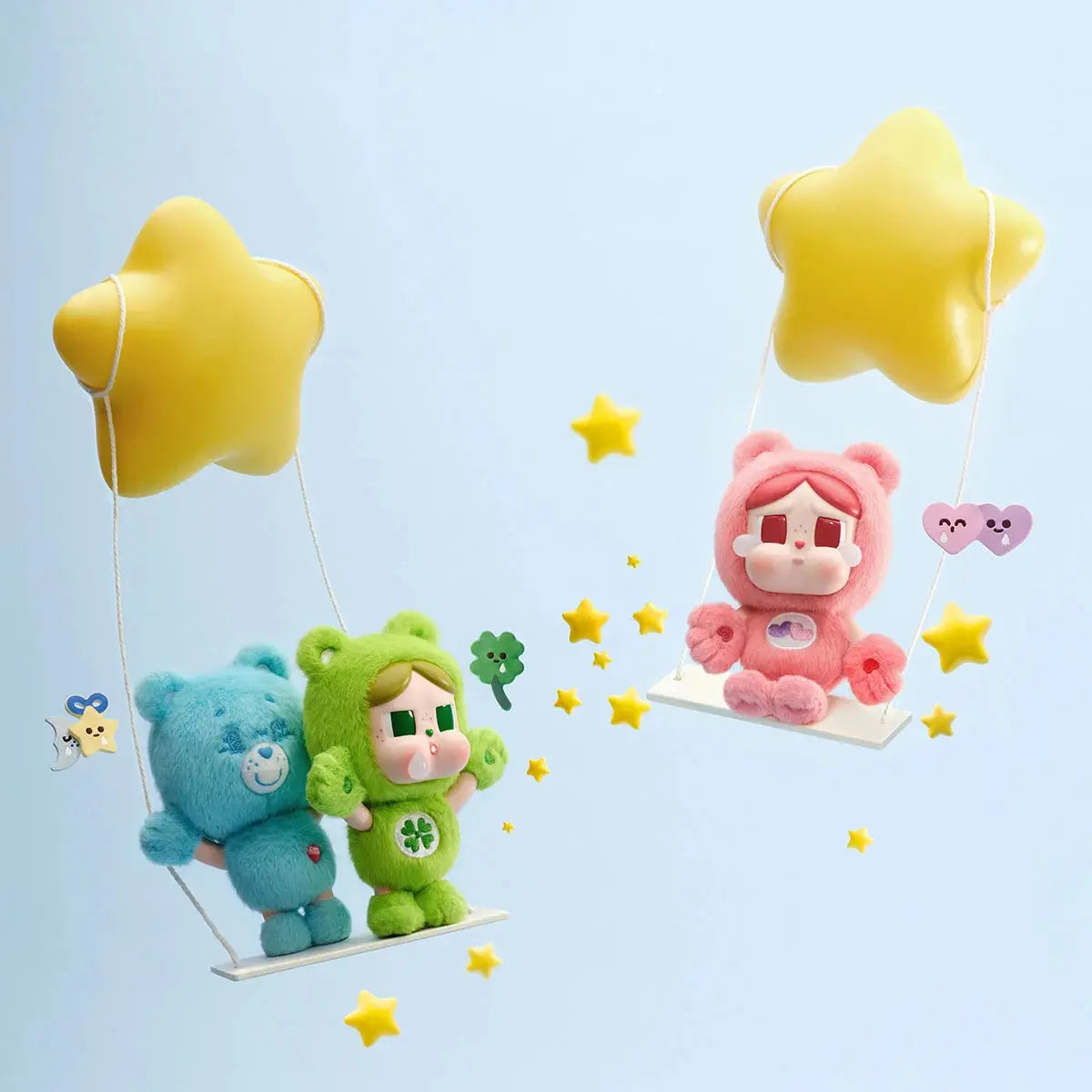 POP MART CRYBABY x Care Bears Series Vinyl Face Plush Blind Box POP MART fifilandtoys