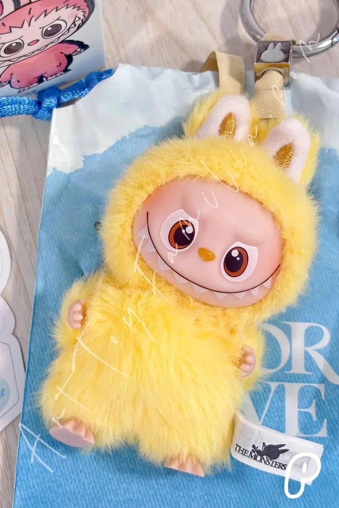 Labubu The Monsters PIN FOR LOVE Series Plush Pendant Blindbox