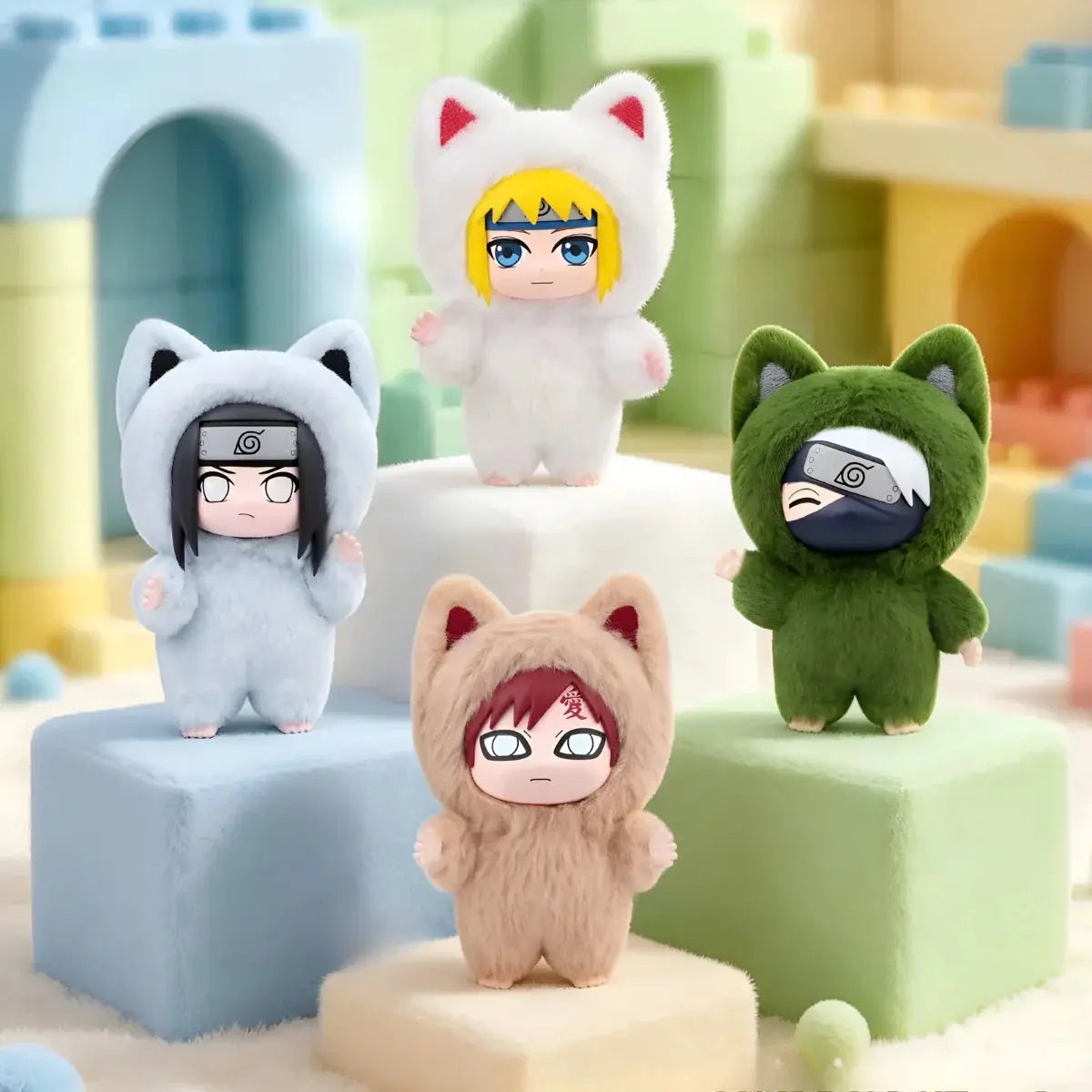 Naruto Shippuden Kitten Land Series Plush Doll Blind Box Eaki