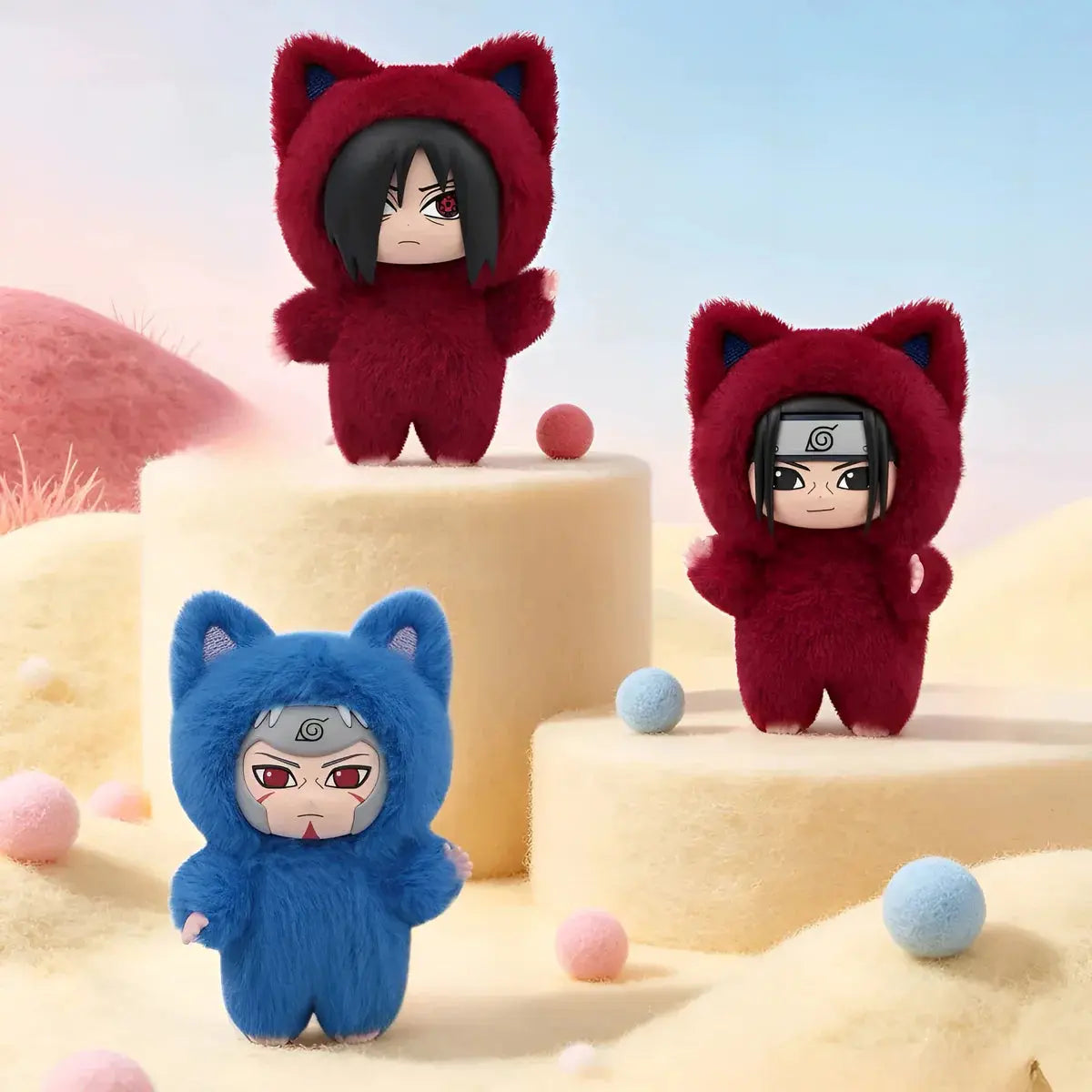 Naruto Shippuden Kitten Land Series Plush Doll Blind Box Eaki