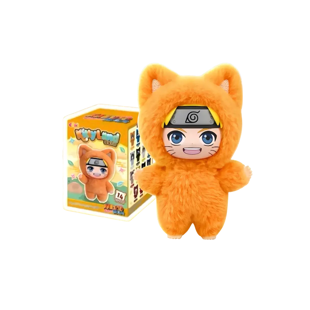 Naruto Shippuden Kitten Land Series Plush Doll Blind Box Eaki