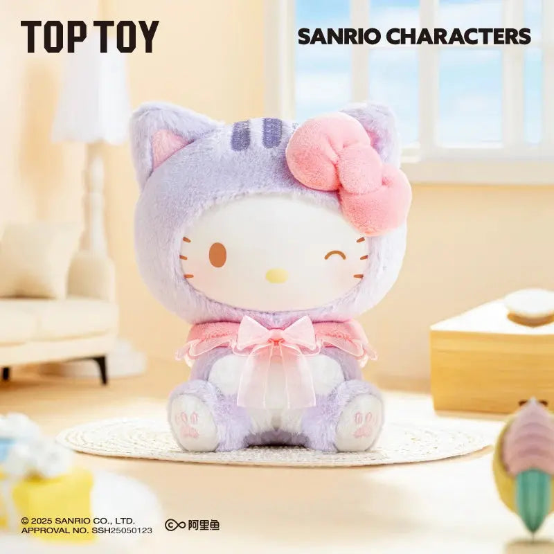 Sanrio Characters Play With Kittens Series Plush Blind Box Miniso