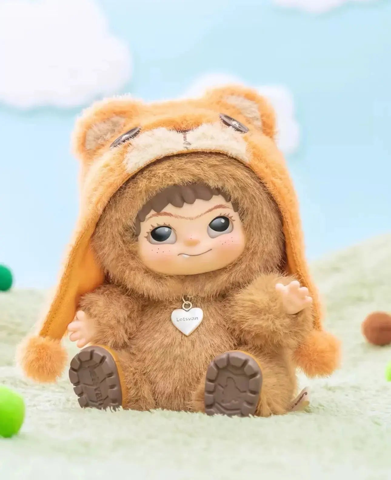 WAKUKU Fuzzy Trendy Fun Party Series Plush Dolls Blindbox HERE Toys
