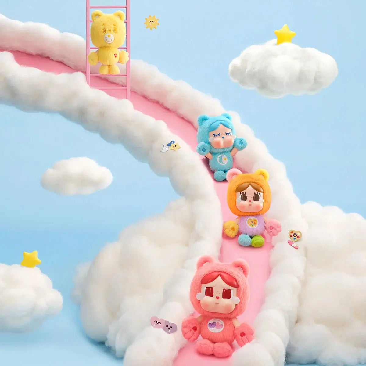 POP MART CRYBABY x Care Bears Series Vinyl Face Plush Blind Box POP MART fifilandtoys