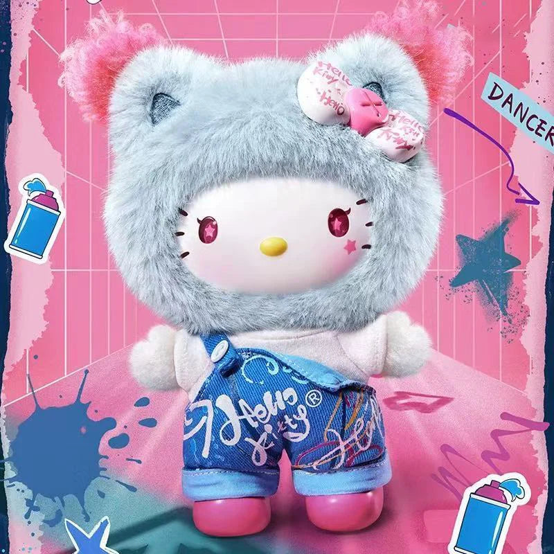 Hello Kitty Graffiti Series Vinyl Plushie Keychain Blindbox Miniso