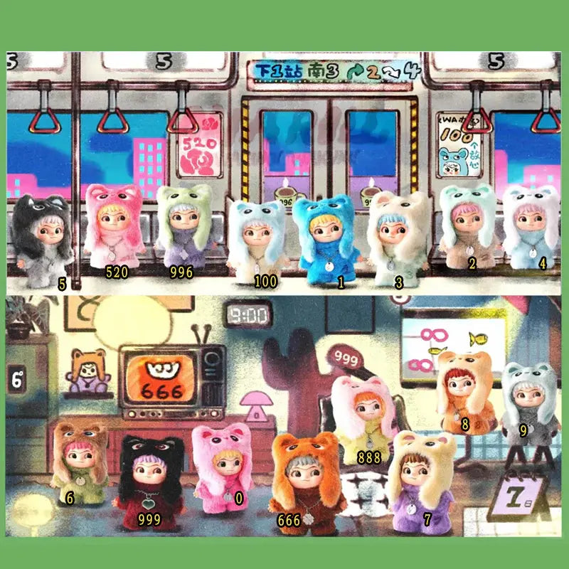 WAKUKU On a Roll Series Plush Dolls Blindbox HERE Toys