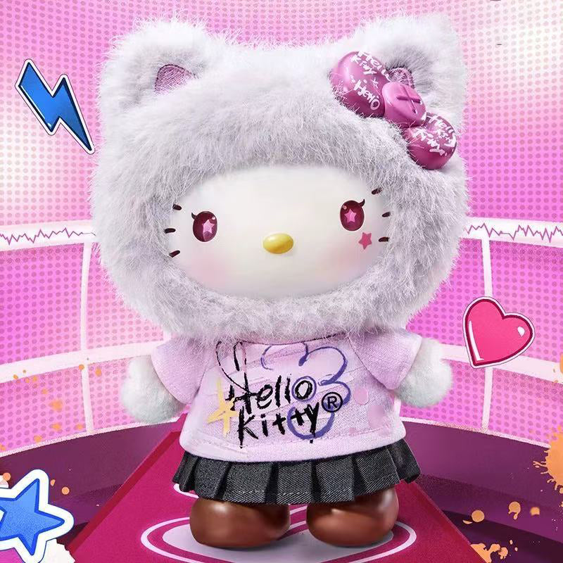 Hello Kitty Graffiti Series Vinyl Plushie Keychain Blindbox Miniso