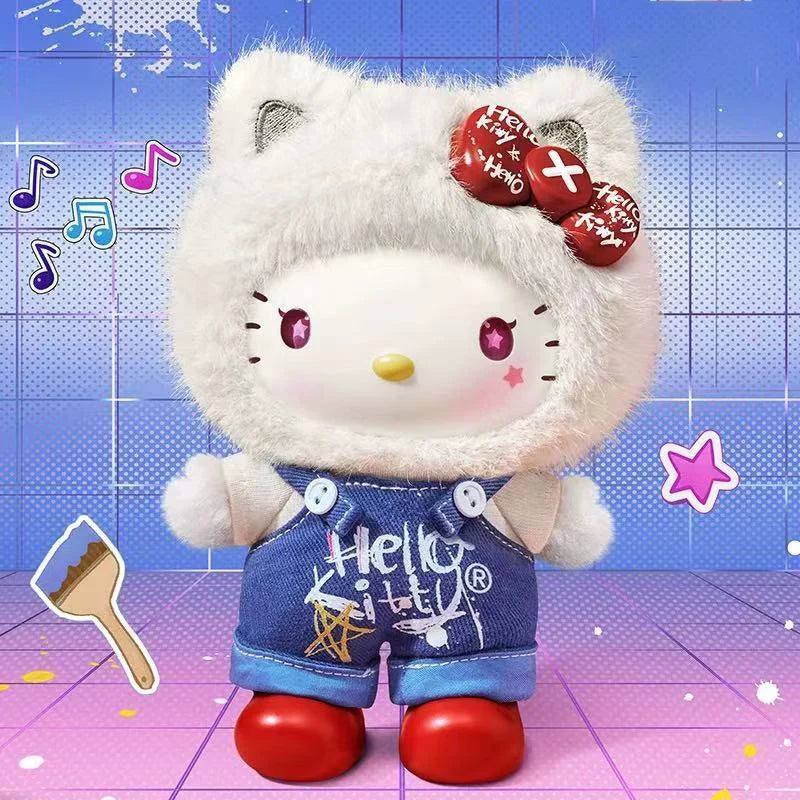 Hello Kitty Graffiti Series Vinyl Plushie Keychain Blindbox Miniso