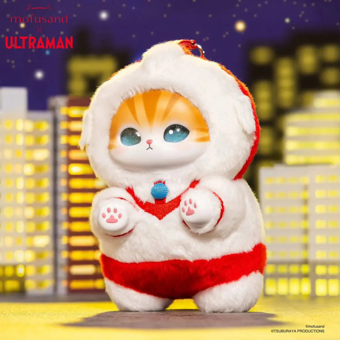 Mofusand X ULTRAMAN Kiramekko Plush Pendant Blind Box (PRE-ORDER) Kiramekko