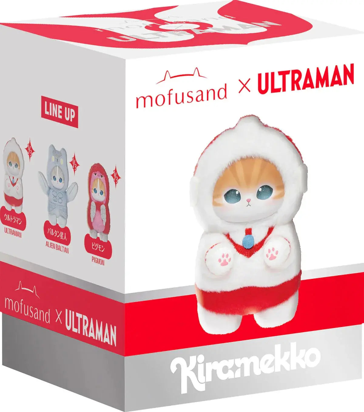 Mofusand X ULTRAMAN Kiramekko Plush Pendant Blind Box (PRE-ORDER) Kiramekko