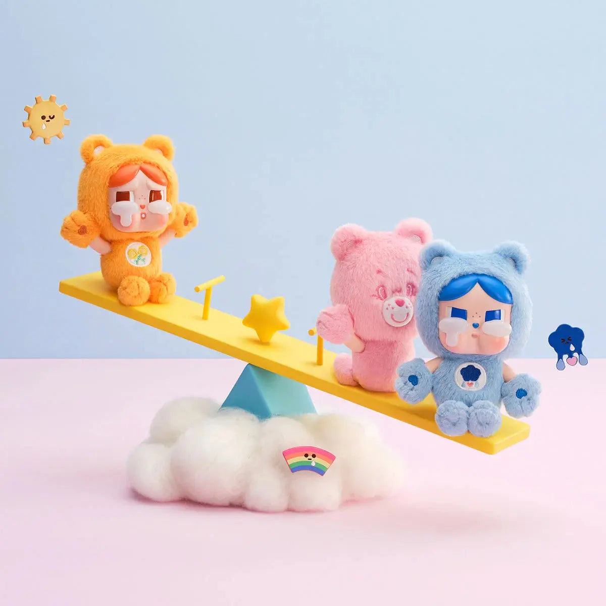 POP MART CRYBABY x Care Bears Series Vinyl Face Plush Blind Box POP MART fifilandtoys