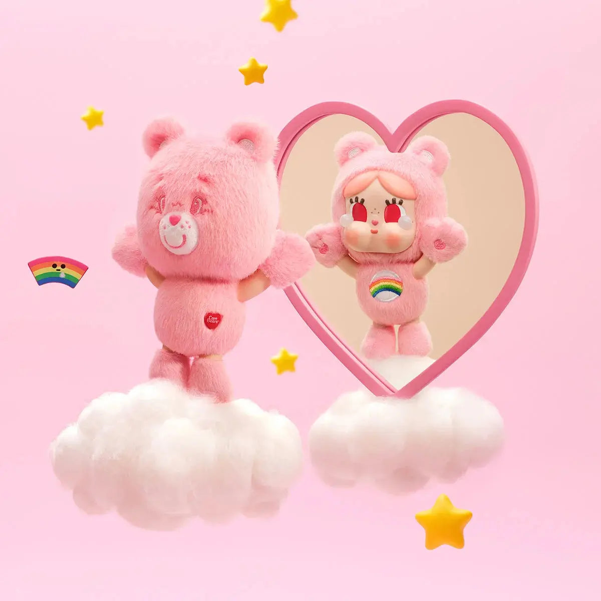 POP MART CRYBABY x Care Bears Series Vinyl Face Plush Blind Box POP MART fifilandtoys