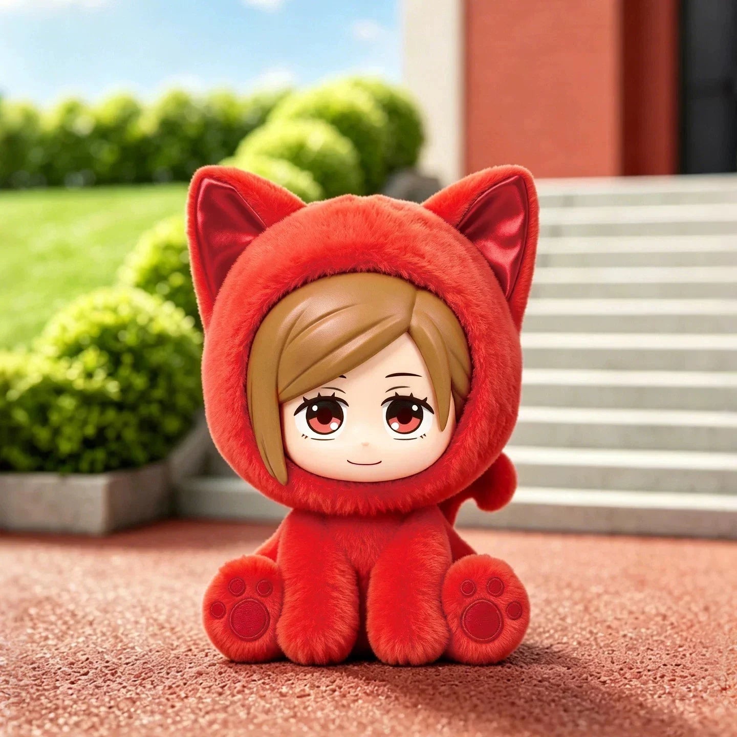 Jujutsu Kaisen Sitting Cat Party Series Plush Pendant Blind Box Eaki