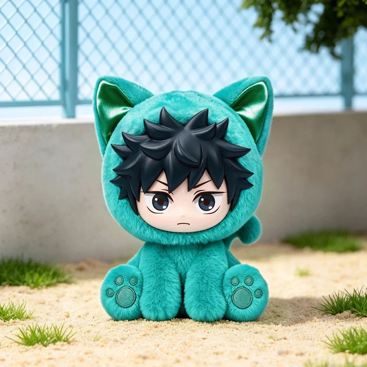 Jujutsu Kaisen Sitting Cat Party Series Plush Pendant Blind Box Eaki