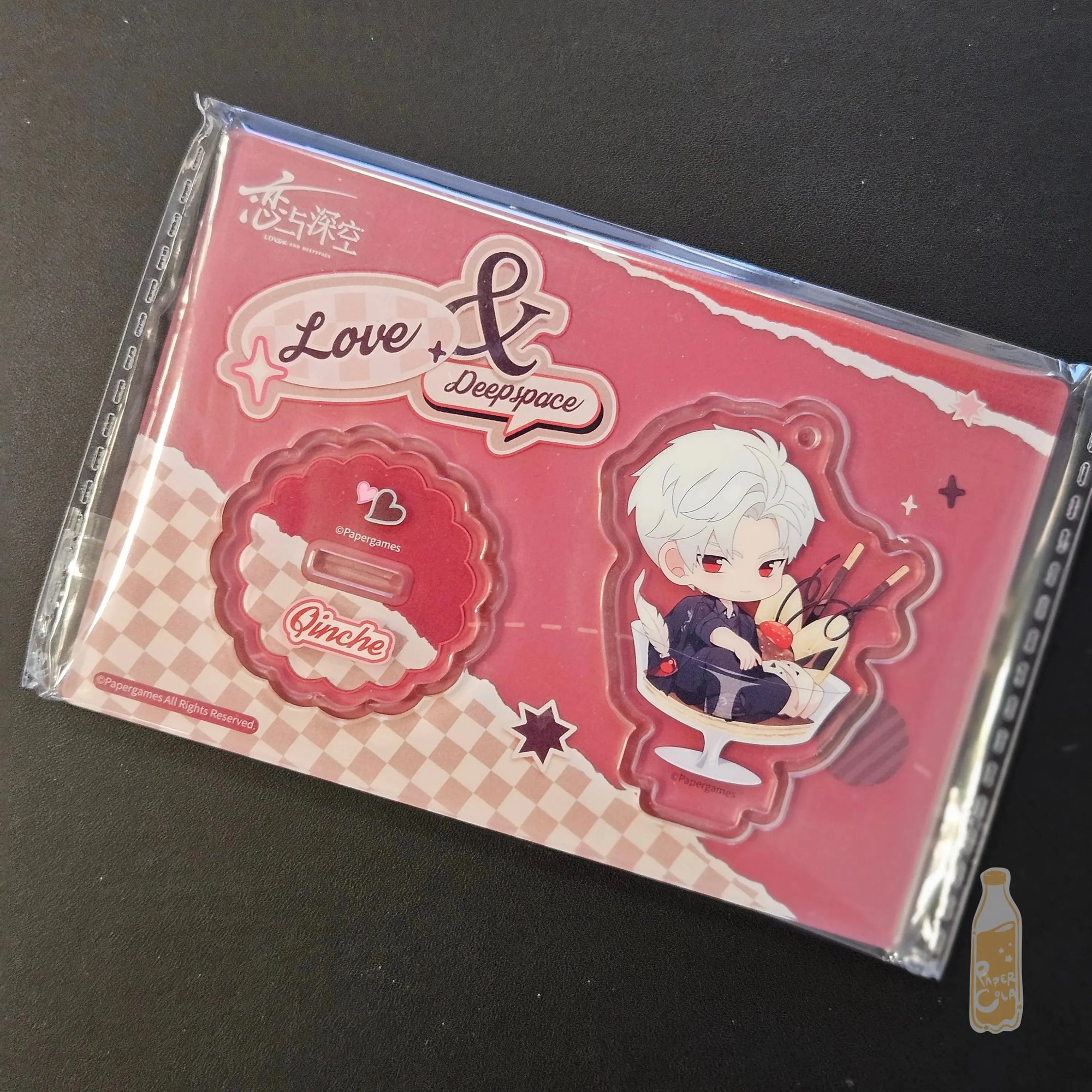 Love and Deepspace Heart Whispers Chibi Stand Keychain Love and Deepspace