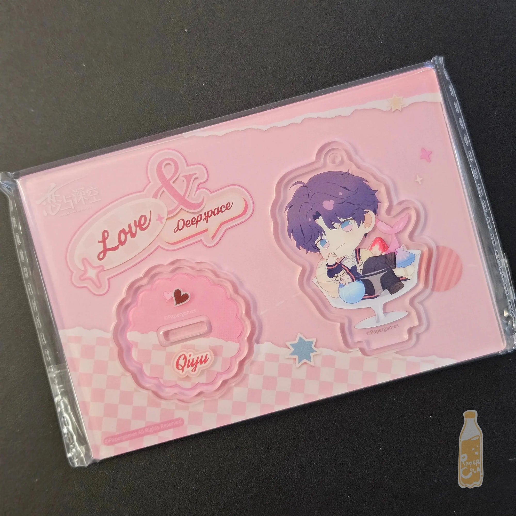 FortPeat LOVE MISSION トレカ Love and Deepspace Heart Whispers Chibi Stand Keychain