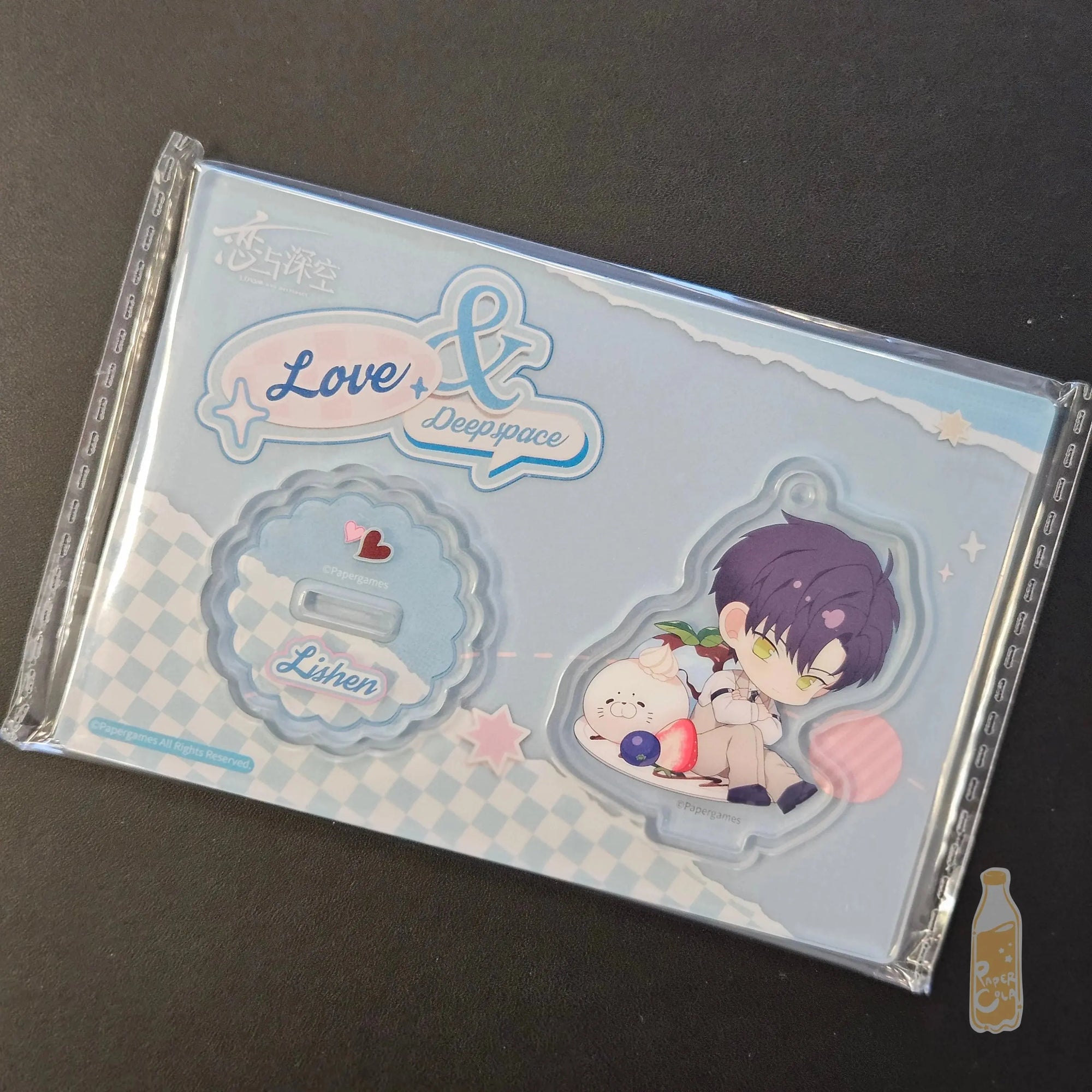 Love and Deepspace Heart Whispers Chibi Stand Keychain Love and Deepspace