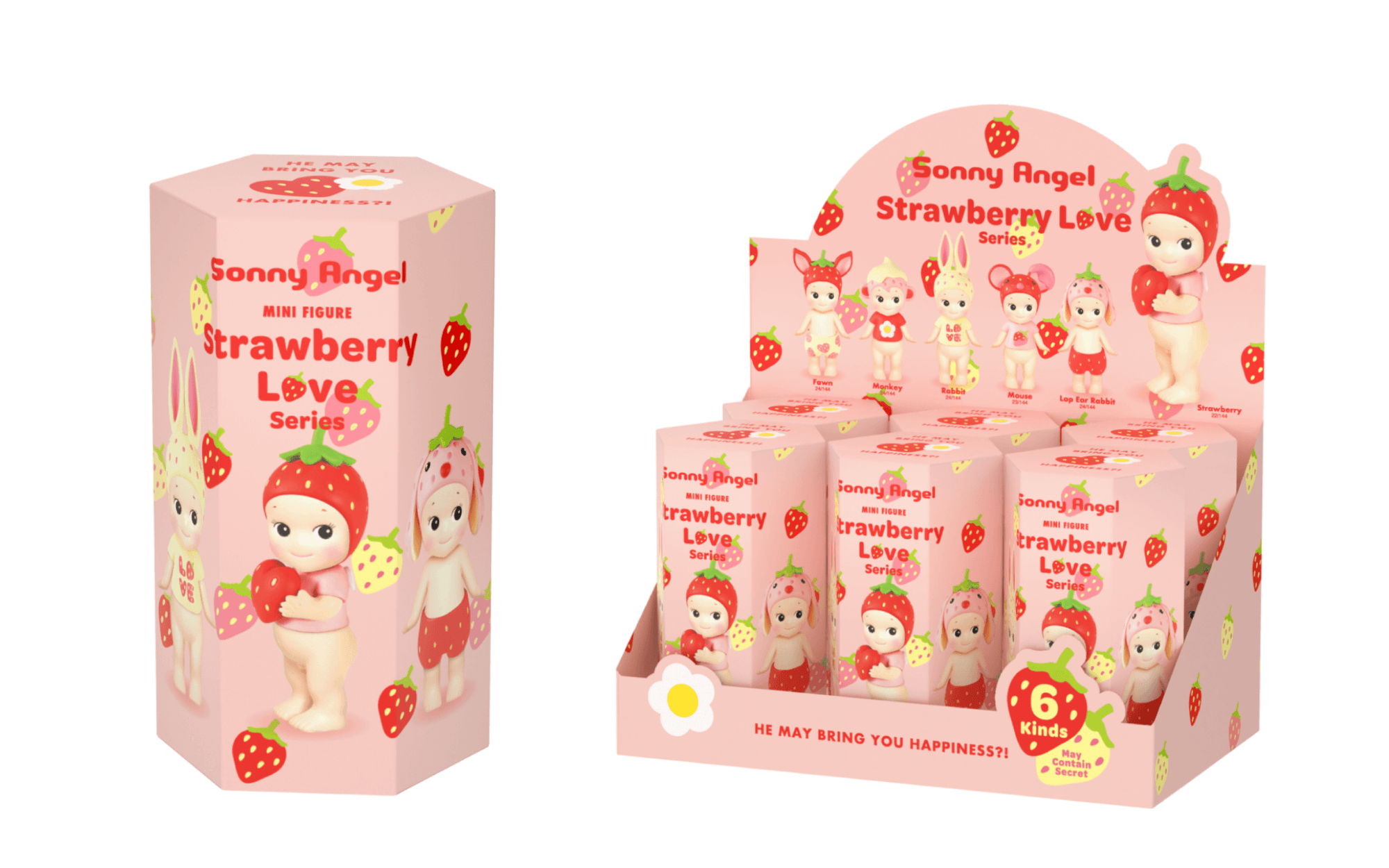 Figurine Sonny Angel Mini Series Strawberry Love (Précommande)
