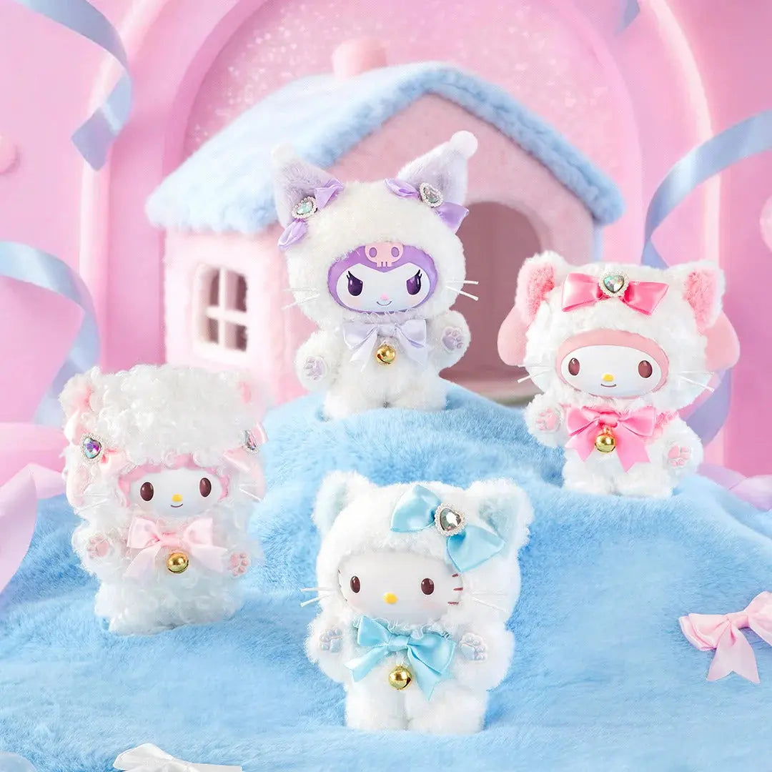 Sanrio Characters Shining Meow Group Series Plush Blind Box Miniso
