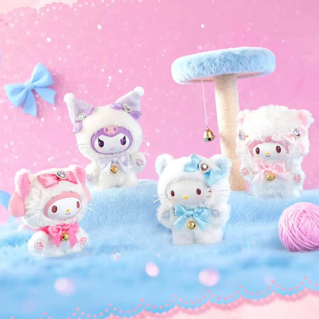 Sanrio Characters Shining Meow Group Series Plush Blind Box Miniso