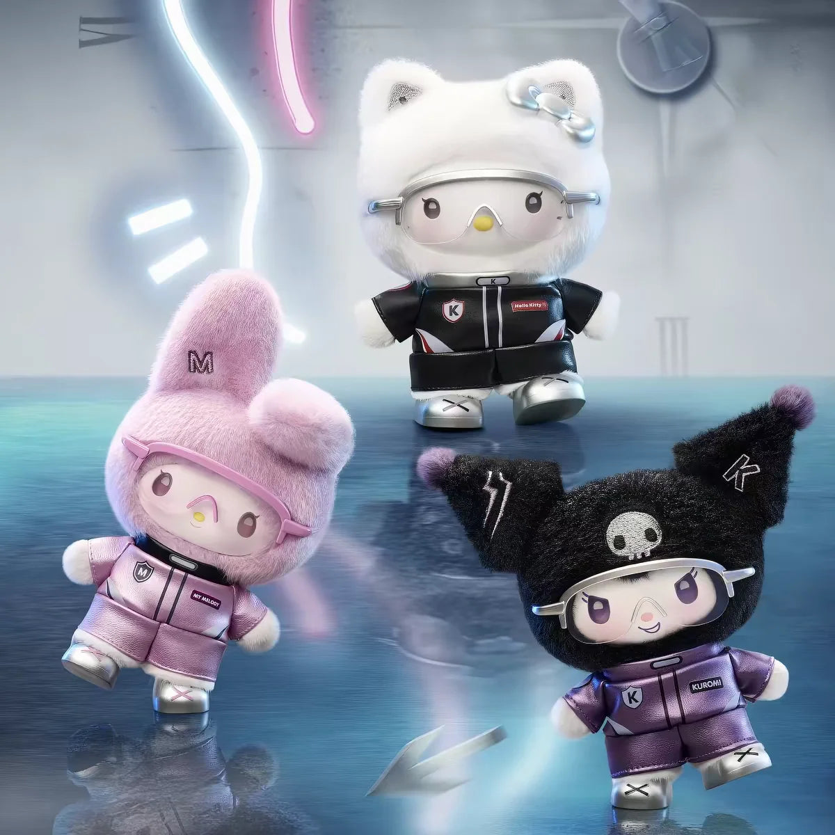 Miniso Sanrio Characters Cyber Age Series Vinyl Plush Pendant Blindbox Miniso